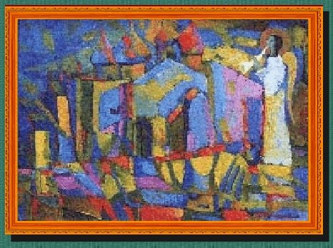 You can have the original painting in 8 days after you order it